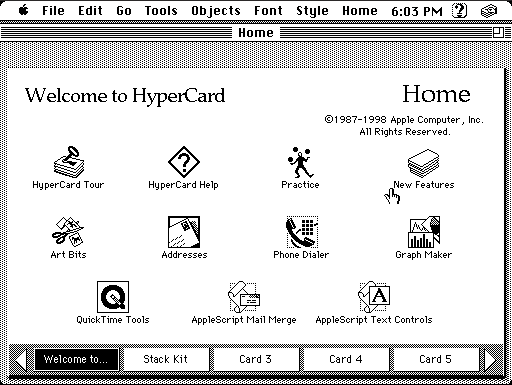 HyperCard in 2019: same as in 1989!